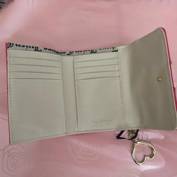 COPY - Juicy Couture Pink Flash Double sided Trifold Wallet - Picture 4 of 6